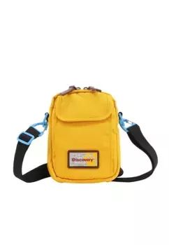 Сумка через плечо Discovery "Icon" из прочного полиэстера rPet, желтый