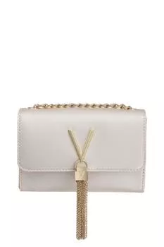 Сумка через плечо Divina Saffiano, платиновый Debenhams, серебро