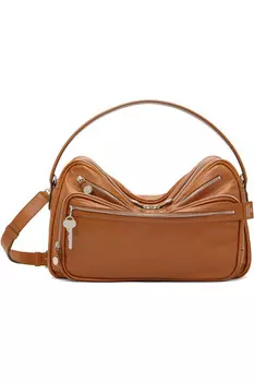 Сумка через плечо для камеры Camero Acne Studios, коричневый