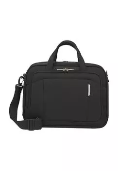 Сумка через плечо для ноутбука, двусторонняя молния Samsonite, цвет Ozone Black