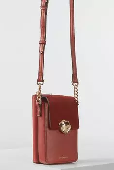 Сумка через плечо для телефона Zoe Luella Grey, розовый