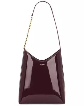 Сумка через плечо для встреч Saint Laurent, темно-красный
