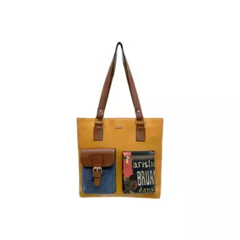 Сумка через плечо DOGO "Женская сумка с несколькими карманами Ambassadeurs Vegan Женские сумки", Vegan, желтый