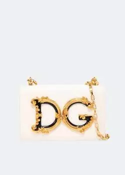 Сумка через плечо Dolce&Gabbana DG Girls, белый