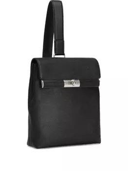 Сумка через плечо Dolce & Gabbana Marlene из структурированной кожи, черный