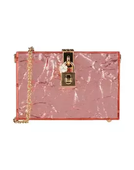 Сумка через плечо Dolce&Gabbana, розовое золото