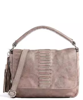 Сумка через плечо Domgasse 6 из мягкой яловой кожи. Taschendieb Wien, коричневый