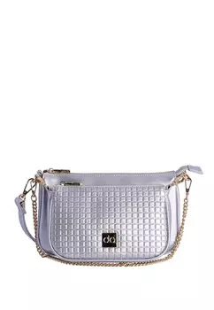 Сумка через плечо Don Algodon Umhngetasche Elsa (B)7 x (H)15 x (T)25, серебряный