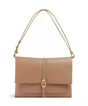 Сумка через плечо Dorian из зернистой коровьей кожи Coccinelle, коричневый