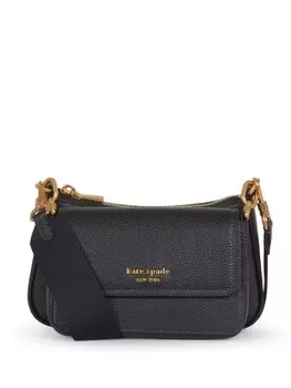 Сумка через плечо Double Up Kate Spade, черный