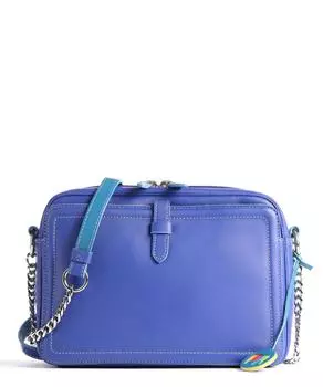 Сумка через плечо Dubai из мелкозернистой яловой кожи Mywalit, синий