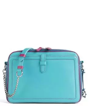 Сумка через плечо Dubai из мелкозернистой яловой кожи Mywalit, синий