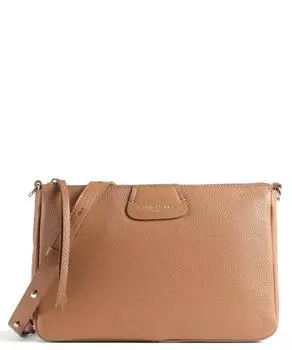 Сумка через плечо Dune из зерненой яловой кожи Lancaster, коричневый