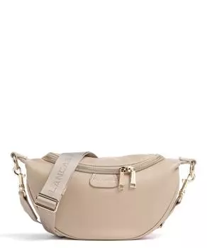 Сумка через плечо Dune из зерненой яловой кожи Lancaster, бежевый