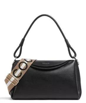 Сумка через плечо Eclyps из зерненой кожи Coccinelle, черный