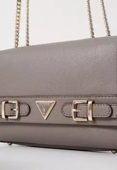 Сумка через плечо ECO XBODY FLAP Guess, серо-коричневый