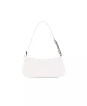 Сумка через плечо Ecopelle с надписью логотипом Chiara Ferragni Collection, белый