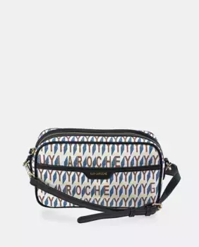 Сумка через плечо El Caballo из канвы с принтом цвета слоновой кости Guy Laroche, бежевый