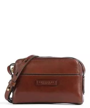 Сумка через плечо Elettra из мелкозернистой яловой кожи. The Bridge, коричневый