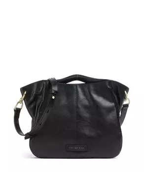 Сумка через плечо elisabetta из зерненой яловой кожи The Bridge, черный