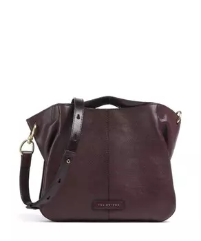 Сумка через плечо elisabetta из зерненой яловой кожи The Bridge, фиолетовый