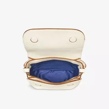 Сумка через плечо ella из зерненой кожи с логотипом Aspinal Of London, белый