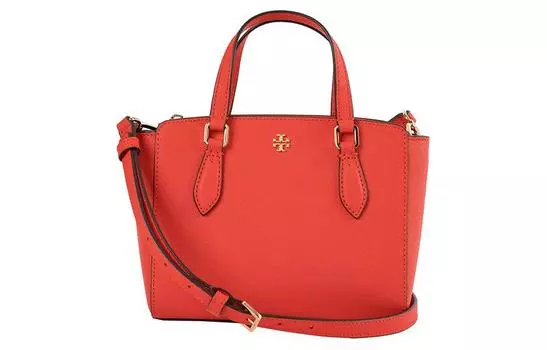 Сумка через плечо Emerson из кожи, женская, цвет Vermilion TORY BURCH, Vermilion