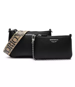 Сумка через плечо Emporio Armani 4in1, черный