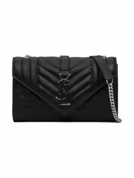 Сумка через плечо Envelope Saint Laurent, черный