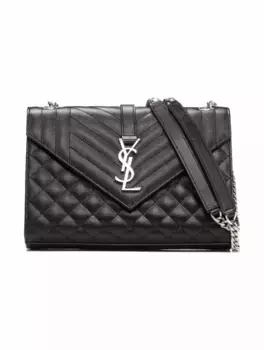 Сумка через плечо Envelope Saint Laurent, черный