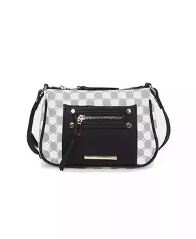 Сумка через плечо Essie с круглым принтом от Mia K Mkf Collection, черный