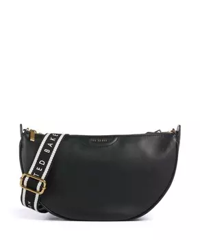 Сумка через плечо essina из зерненой яловой кожи Ted Baker, черный