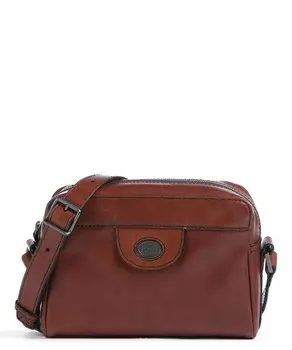 Сумка через плечо Fabio из мелкозернистой яловой кожи. The Bridge, коричневый