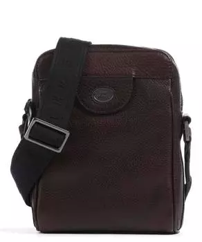 Сумка через плечо Fabio из зерненой коровьей кожи. The Bridge, коричневый