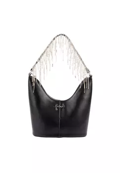 Сумка через плечо faina Abendtasche Mit Kristallen, черный