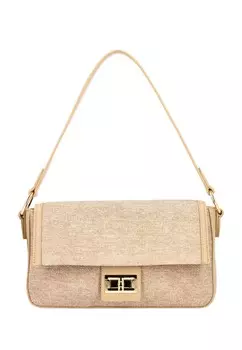Сумка через плечо faina, бежевый