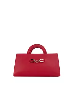 Сумка через плечо faina Henkeltasche Aus Leder, красный