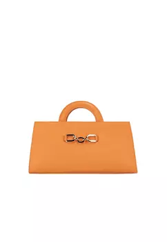 Сумка через плечо faina Henkeltasche Aus Leder, цвет Bernstein