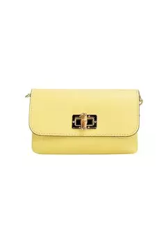 Сумка через плечо faina Mini Schultertasche Aus Leder, светло-желтый