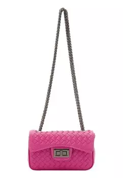 Сумка через плечо faina, розовая