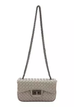 Сумка через плечо faina, серая