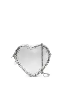 Сумка через плечо Falabella Heart STELLA MCCARTNEY, серебяный
