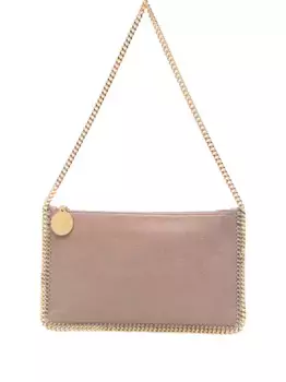 Сумка через плечо Falabella с цепочной отделкой STELLA MCCARTNEY, коричневый