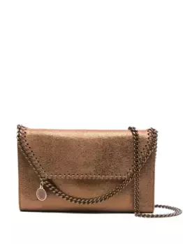 Сумка через плечо Falabella с цепочной отделкой STELLA MCCARTNEY, коричневый