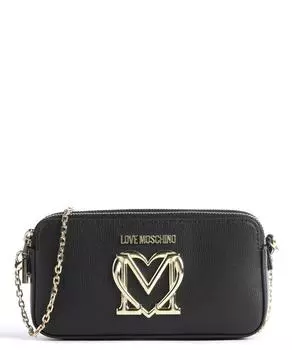 Сумка через плечо Fancy Heart Handle из искусственной кожи Love Moschino, черный