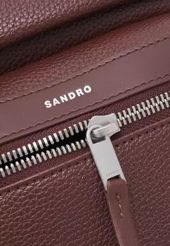 Сумка через плечо FANNYPACK COATED UNISEX sandro, коричневый