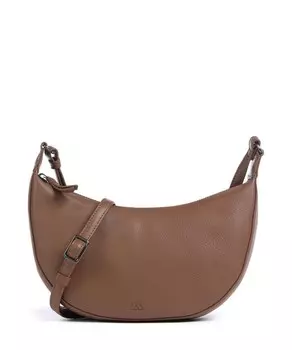 Сумка через плечо faye из зерненой коровьей кожи Markberg, коричневый