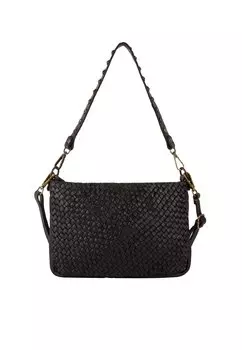 Сумка через плечо FELIPA Geflochtene Ledertasche, черный
