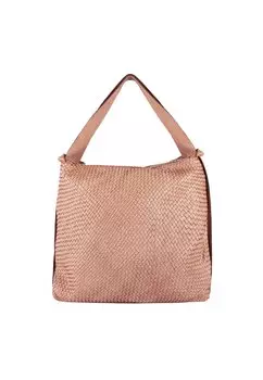 Сумка через плечо FELIPA Geflochtene Ledertasche, розовый