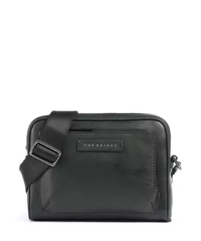 Сумка через плечо filippo из мелкозернистой яловой кожи. The Bridge, зеленый